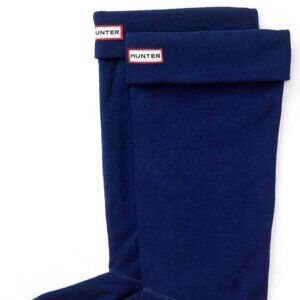 NWOT: Hunter Boots fleece liners in navy blue (size small)
